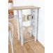 Conjunto Mesa de Cocina Bar con 4 estantes + 2 Taburetes Plegables Conjunto Mesa de Cocina Bar con 4 estantes + 2 Taburetes Plegables Topo