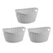Kit 3 Cestas Ovaladas 7house Kit 3 Cestas Ovaladas 7house Gris