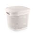 Cesta Mediana Cuadrada con Tapa 7house Cesta Mediana Cuadrada con Tapa 7house Blanco