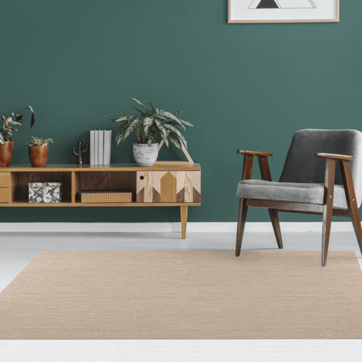 Tapete de vinil Deblon, tapete de PVC antiderrapante, interior e exterior Castanho 120 x 180 cm