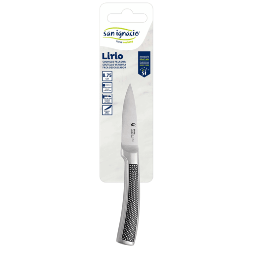 8,75 cm de faca de casca Lily San Ignacio aço inoxidável