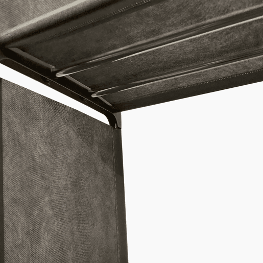 Estante de Armazenamento 2|3|4 Pisos 12 Furos PVC e Tecido Nyana Home 123x125x29 cm