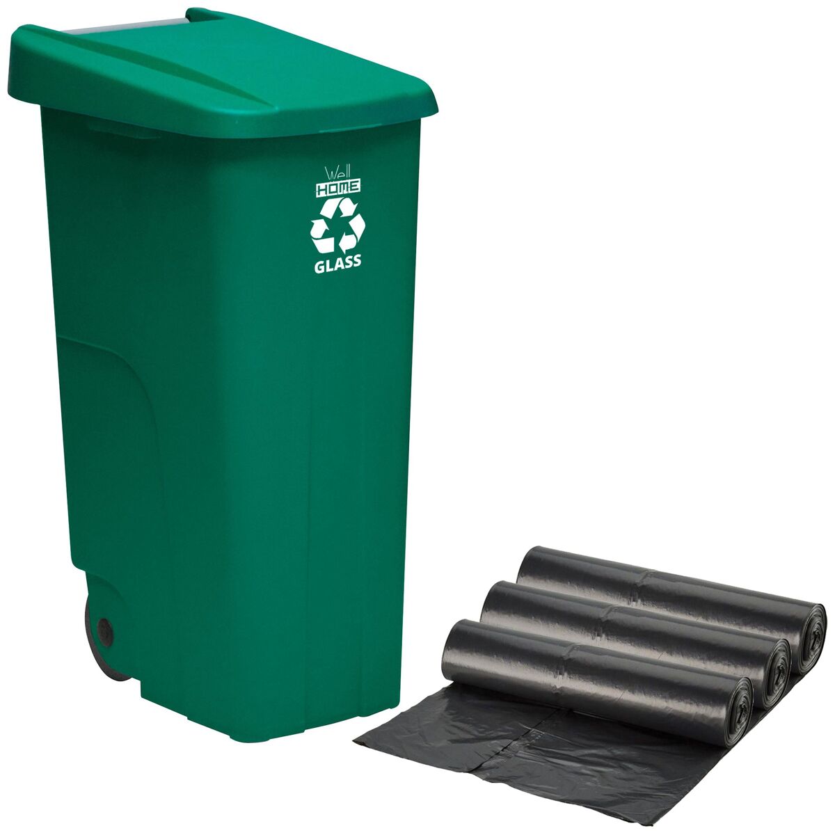 Papelera y bolsas de basura