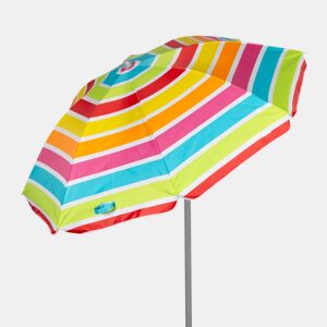 Aktive Guarda-sol de praia 8 varetas180 cm cores às riscas