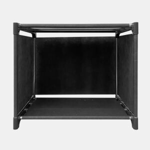 Prateleira de Organização 2 Pisos PVC e Tecido Nyana Home 31x41x29 cm