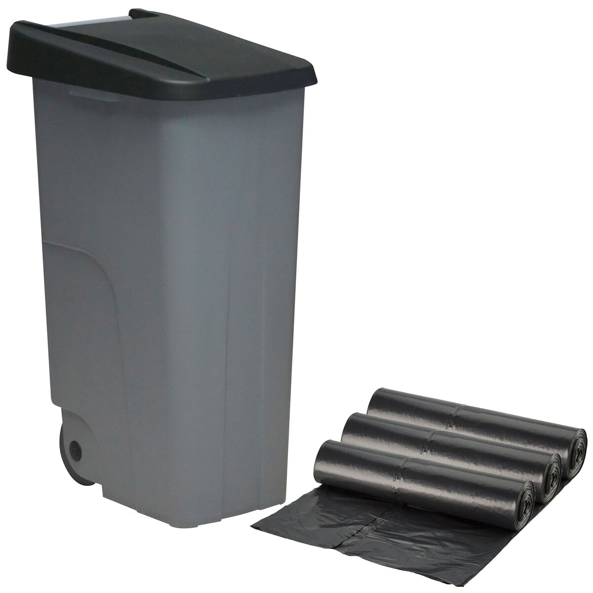 Papelera y bolsas de basura