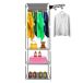 Armario Vestidor Static Nyana Home 3 baldas, 1 barra superior 55 Armario Vestidor Static Nyana Home 3 baldas, 1 barra superior 55 Blanco