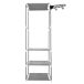 Armario Vestidor Static Nyana Home 3 baldas, 1 barra superior 55 Armario Vestidor Static Nyana Home 3 baldas, 1 barra superior 55 Blanco