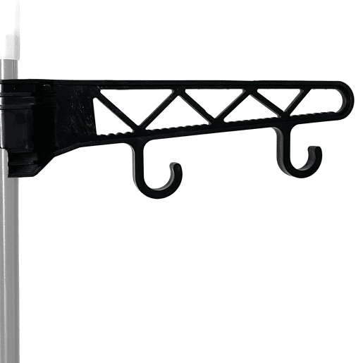 Guarda-roupa estático Nyana Home 170x55x35cm 3 prateleiras 1 barra superior 1 cabide lateral Branco