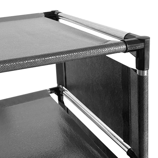 Sapateira em tecido 36 pares Nyana Home 160x90x27cm, 9 prateleiras