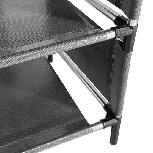 Sapateira em tecido 36 pares Nyana Home 160x90x27cm, 9 prateleiras