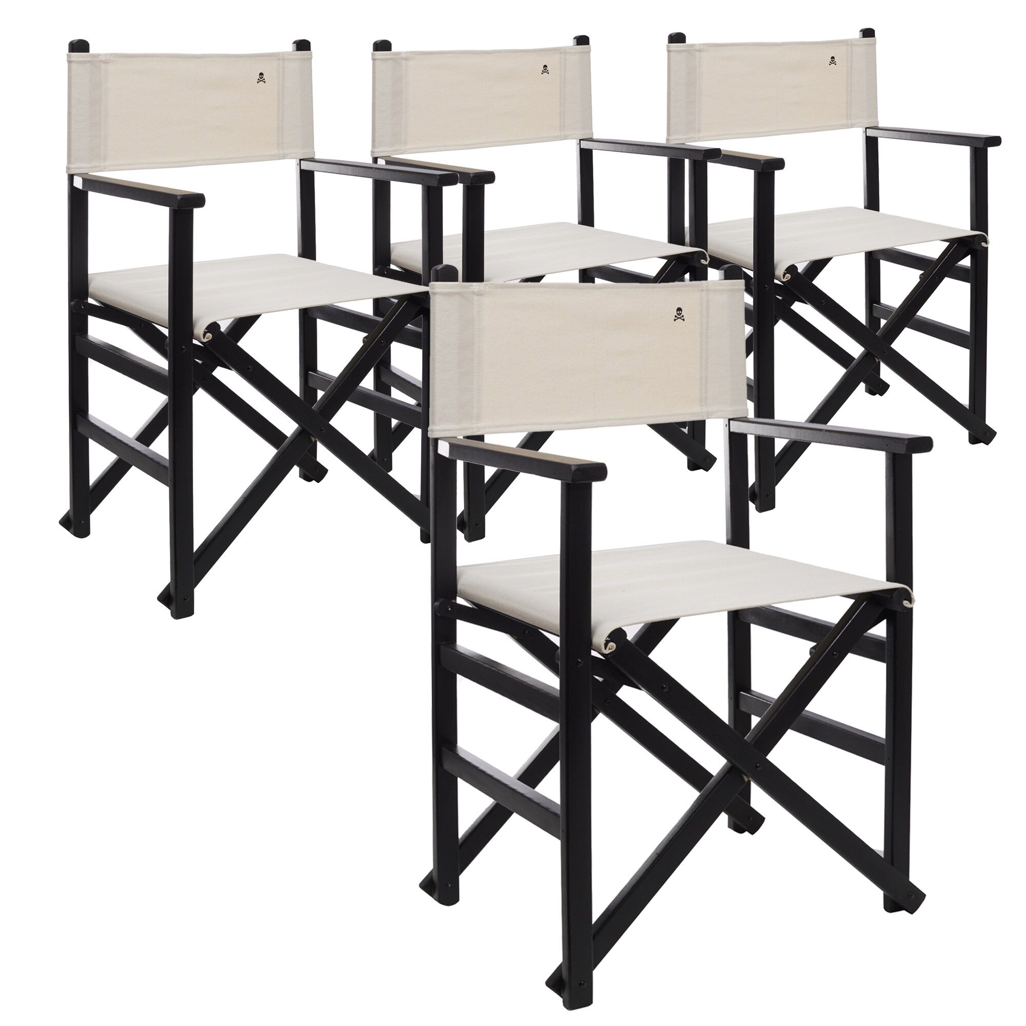 sillas de jardin PK6698 Blanco/ Gris