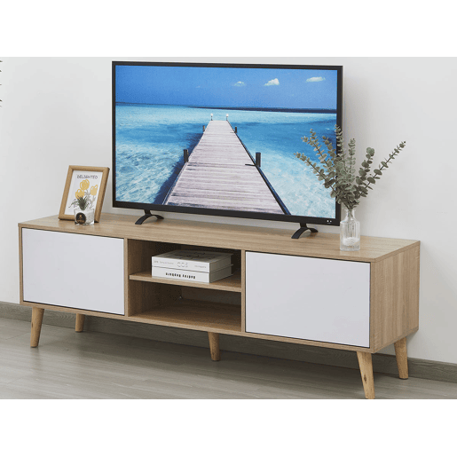 Móvel TV Istambul (Branco, Carvalho Claro)