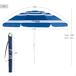 Sombrilla playa c/mástil inclinable y protección UV50 Aktive Sombrilla playa c/mástil inclinable y protección UV50 Aktive Azul