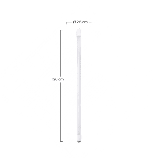 Tubo LED T8 G13 1200mm 24W 1630lm 3000K 30000H Eilen