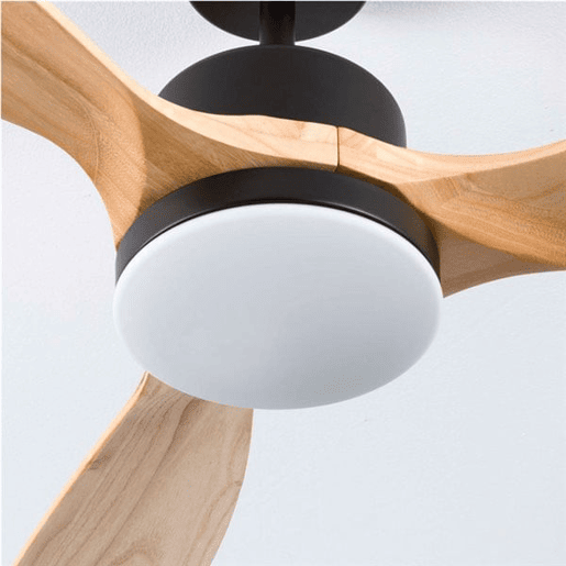 Ventilador de Teto com Luz 3 Lâminas Preto 56W 6 Velocidades New York Dayron