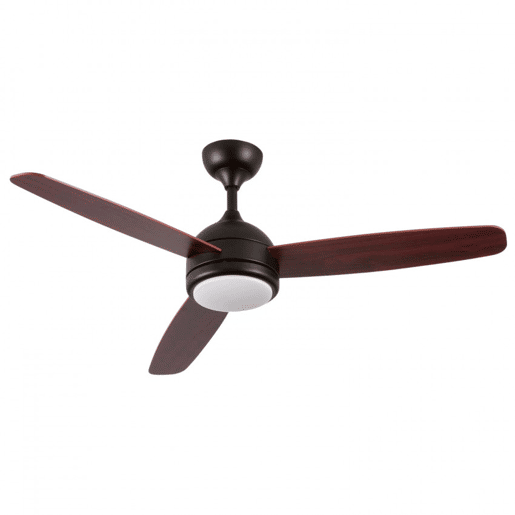 Ventilador de Teto com Luz 3 Lâminas 56 W 6 Velocidades Vermont Dark Wood Dayron