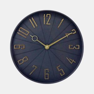 Relógio de parede vintage pretodourado Ø27,3 cm Thinia Home