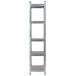 Pack 2 Estanterías Modulares con 5 Baldas Ajustables Thinia Home Pack 2 Estanterías Modulares con 5 Baldas Ajustables Thinia Home Plateado