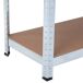 Pack 2 Estanterías Modulares con 5 Baldas Ajustables Thinia Home Pack 2 Estanterías Modulares con 5 Baldas Ajustables Thinia Home Plateado