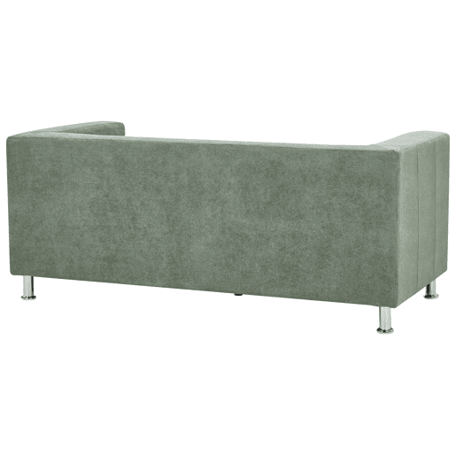 Sofá FLORO Chenille Verde claro 3 lugares