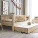 Cama con barandilla somier y cajón Sybil 199x199 Cama con barandilla somier y cajón Sybil 199x199 Blanco