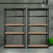 Pack 2 Estanterías Modulares con 5 Baldas Ajustables Thinia Home Pack 2 Estanterías Modulares con 5 Baldas Ajustables Thinia Home Negro