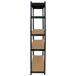 Pack 2 Estanterías Modulares con 5 Baldas Ajustables Thinia Home Pack 2 Estanterías Modulares con 5 Baldas Ajustables Thinia Home Negro