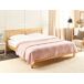 Beliani Cubrecama HATTON Beliani Cubrecama HATTON Rosa Talco