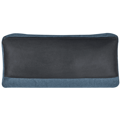 Sofá de canto GLOSLI Chenille Azul 4 lugares à direita