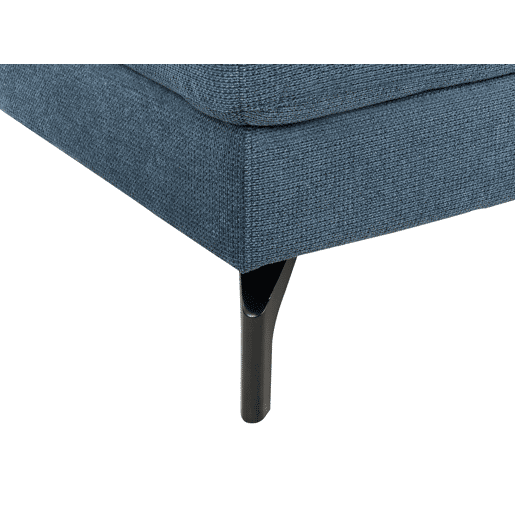 Sofá de canto GLOSLI Chenille Azul 4 lugares à direita