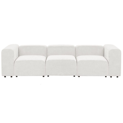 Sofá modular FALSTERBO Bombazine Branco creme 3 lugares