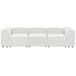 Beliani Sofá modular Pana FALSTERBO Beliani Sofá modular Pana FALSTERBO Crema