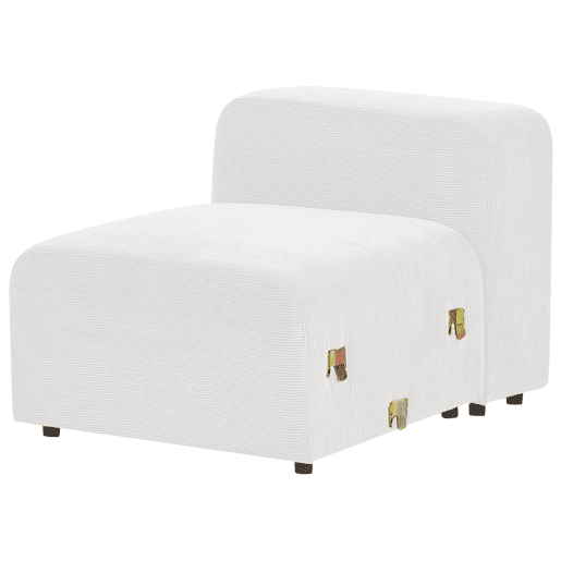 Sofá modular FALSTERBO Bombazine Branco creme 3 lugares