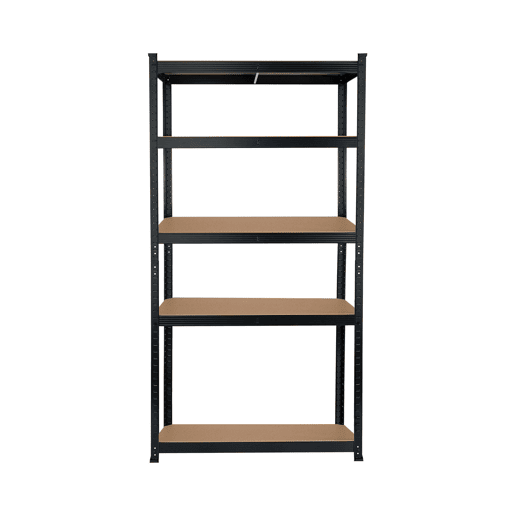 Pack 2 Prateleiras Modulares e 1 Prateleira de Canto Preta 5 Prateleiras Ajustáveis u200Bu200B7house