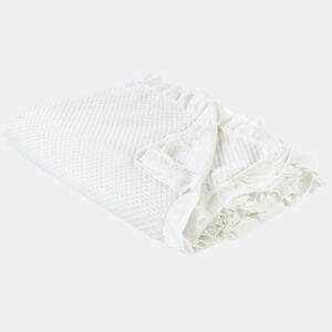 Colcha HATTON Algodão 200 x 220 cm Branco creme