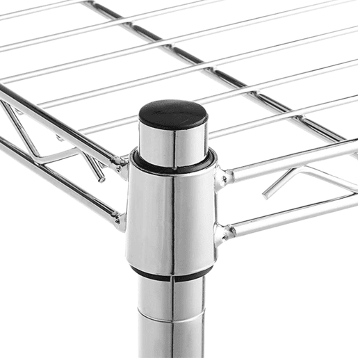 Pack 2 Prateleiras Metálicas com 4 Prateleiras Ajustáveis u200Bu200B137x91,4x35,5cm 320Kg 7house