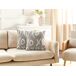 Beliani Cojín decorativo TELOPEA Beliani Cojín decorativo TELOPEA Gris