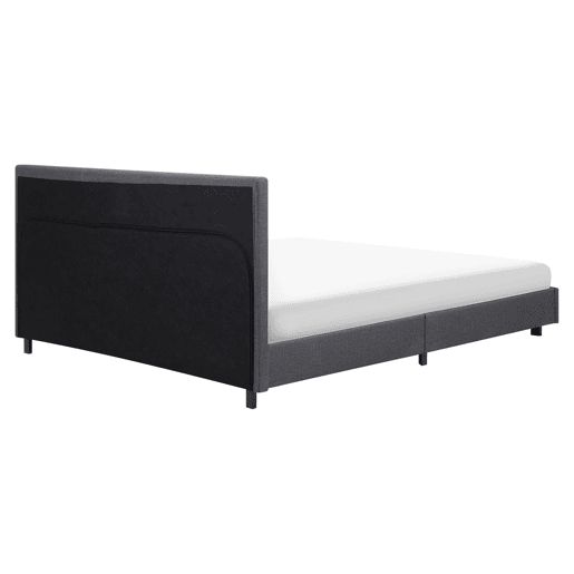Cama de água Tecido ALBI 160 x 200 cm Cinzento