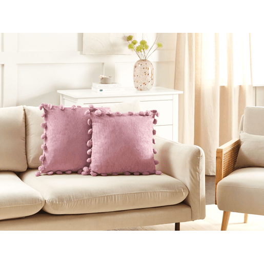 Beliani Almofada decorativa JASMINE