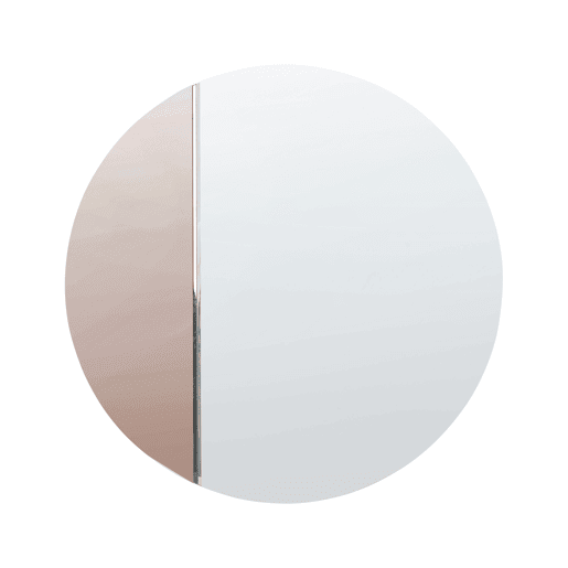 Espelho CHARRON 80 cm 80 cm Rosa-dourado