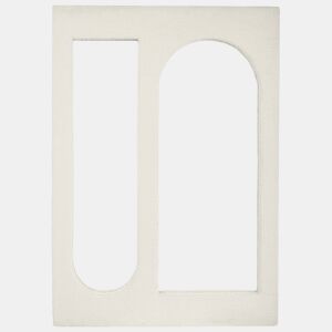 Espelho MARCIGNY 70 cm 100 cm Bouclé Branco creme