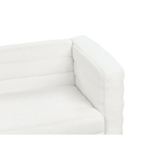 Sofá HOFN Bouclé Branco creme 3 lugares
