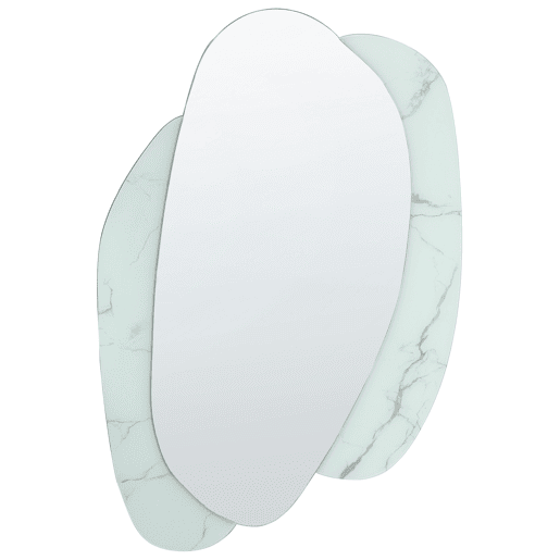 Espelho PANNES 80 cm 117 cm Azul claro Espelho PANNES 80 cm 117 cm Azul claro
