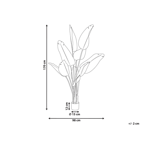 Planta artificial BANANA TREE 170 cm Verde Planta artificial BANANA TREE 170 cm Verde