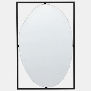 Espelho NIBELLE 40 cm 60 cm Metal Preto