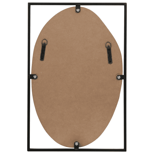 Espelho NIBELLE 40 cm 60 cm Metal Preto