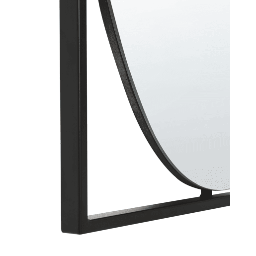 Espelho NIBELLE 40 cm 60 cm Metal Preto