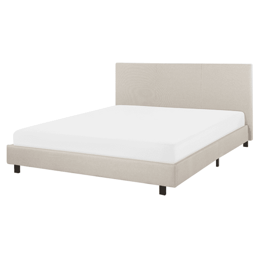 Cama de água Tecido ALBI 160 x 200 cm Creme
