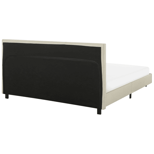 Cama de água Tecido ALBI 160 x 200 cm Creme